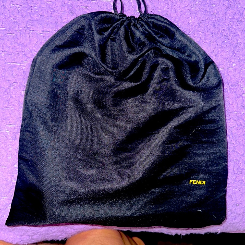 Brown leather Fendi Handbag.